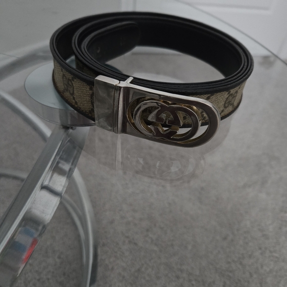 Gucci GG Logo interlocking monogram brown belt - Picture 6 of 6
